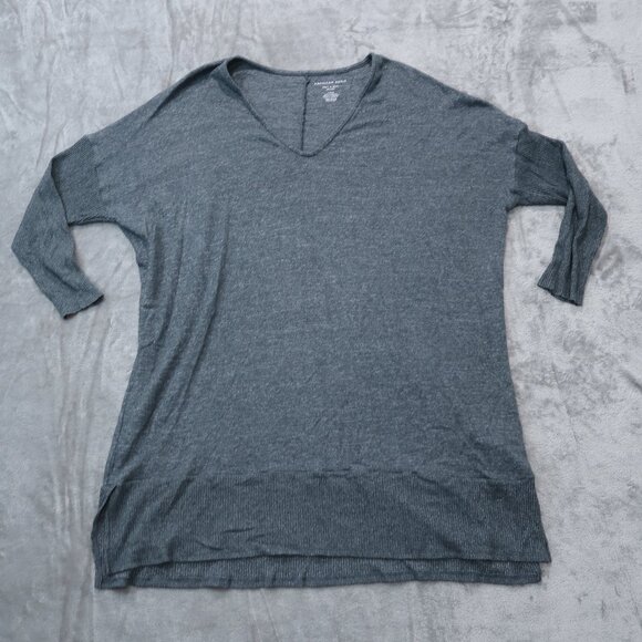 American Eagle Outfitters Tops - American Eagle Soft & Sexy Plush Tunic Dress Womens Knit Oversized Baggy Top L